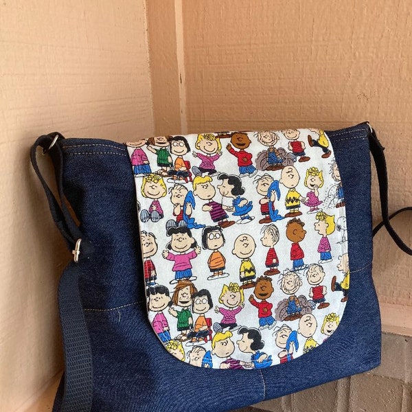 Denim Crossbody Bag Etsy