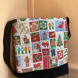 Christmas Quilted Crossbody Bag