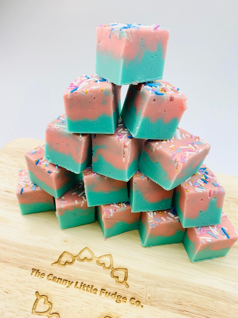 Candy Floss Fudge Bespoke Fresh Fudges Party Bag Filler Etsy