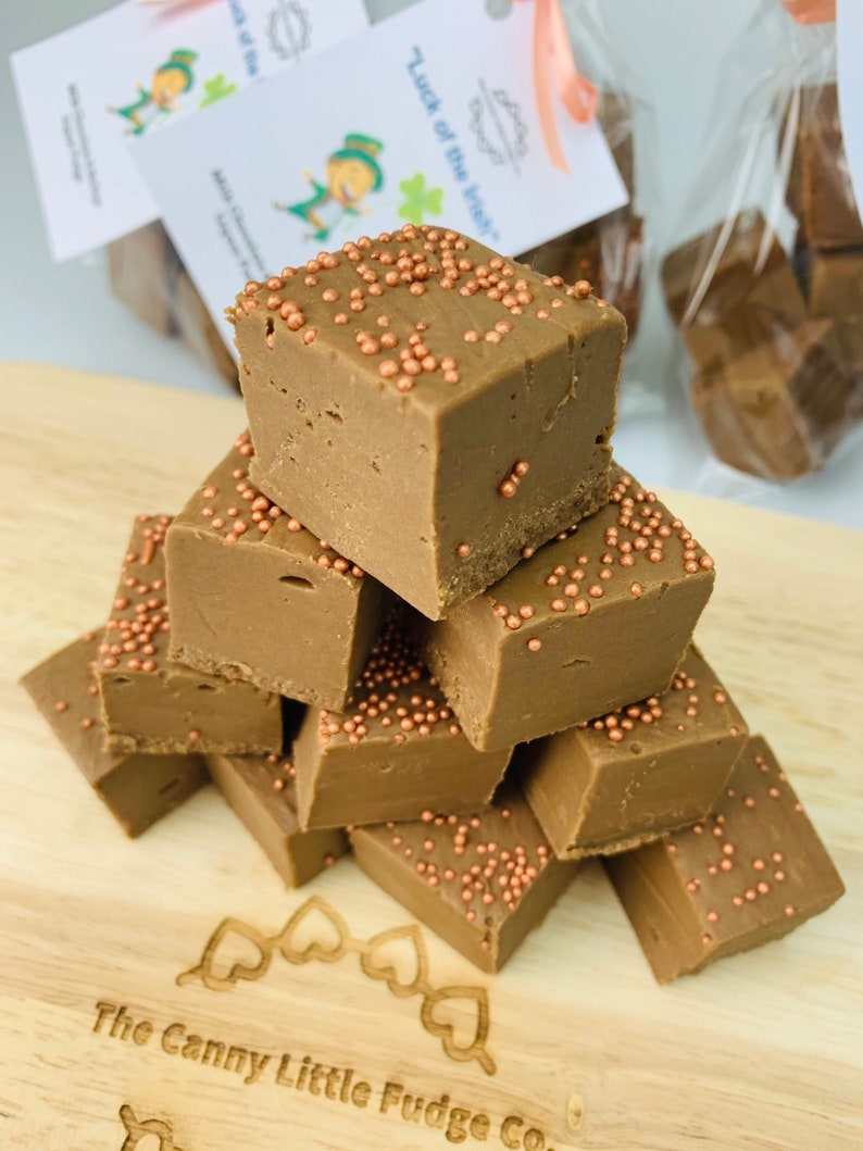 Irish Cream Fudge 'luck of the Irish' Boozy Fudges Etsy