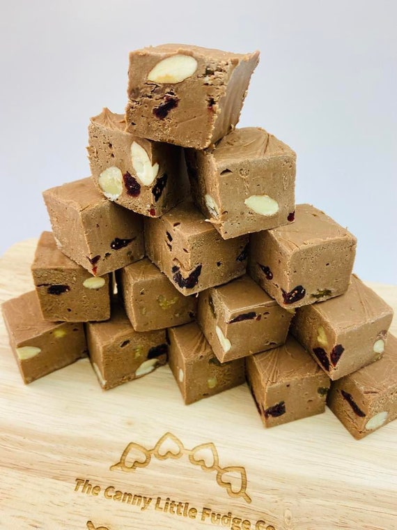 Fruit and Nut Fudge Bespoke Fresh Fudges Sweet Treats Etsy