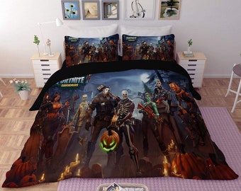 King Size Etsy - bedding set 3d fortnite bed sets duvet cover an!   d pillowcases single double full queen king size
