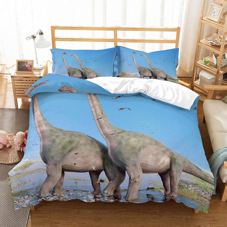 3d Dinosaur Duvet Cover Dinosaurs Bedding Sets With Etsy