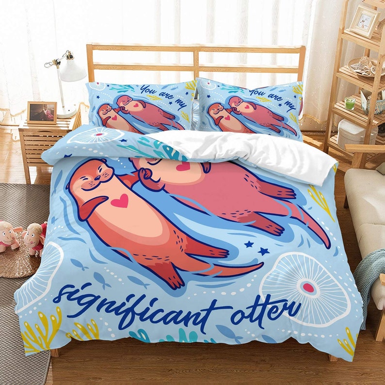Bedding Set Couple Lover Bed Duvet Cover And Pillowcases Bedding Set Couple Lover Bed Duvet