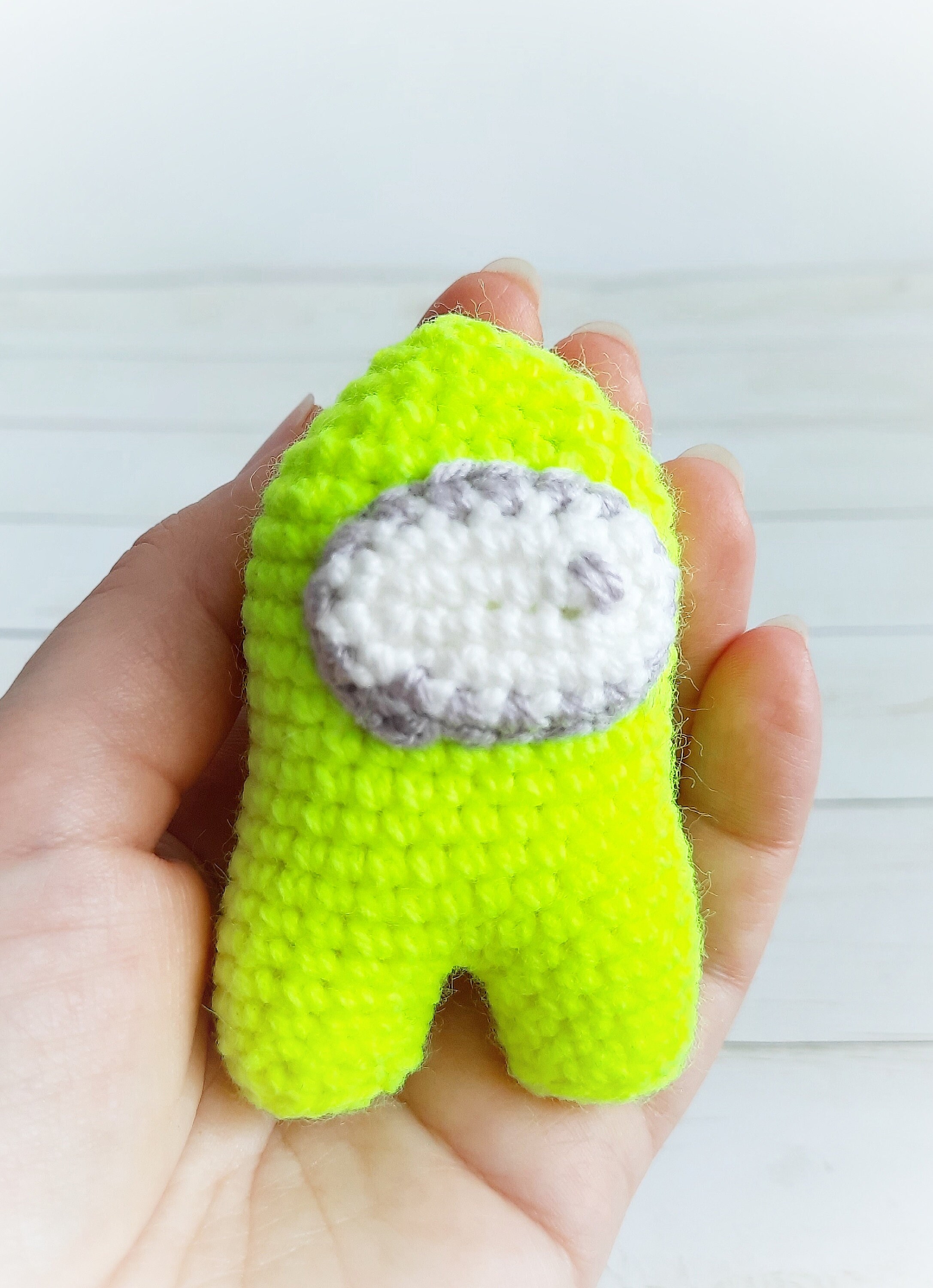 Among us crochet pattern PDF crochet keychain DIY Plushie Etsy