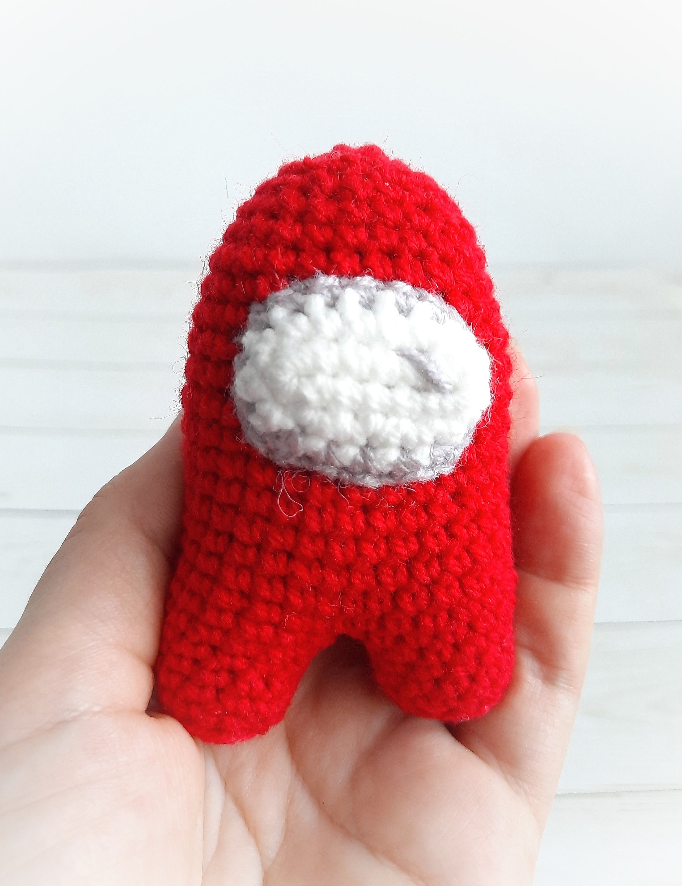Among us crochet pattern PDF crochet keychain DIY Plushie Etsy