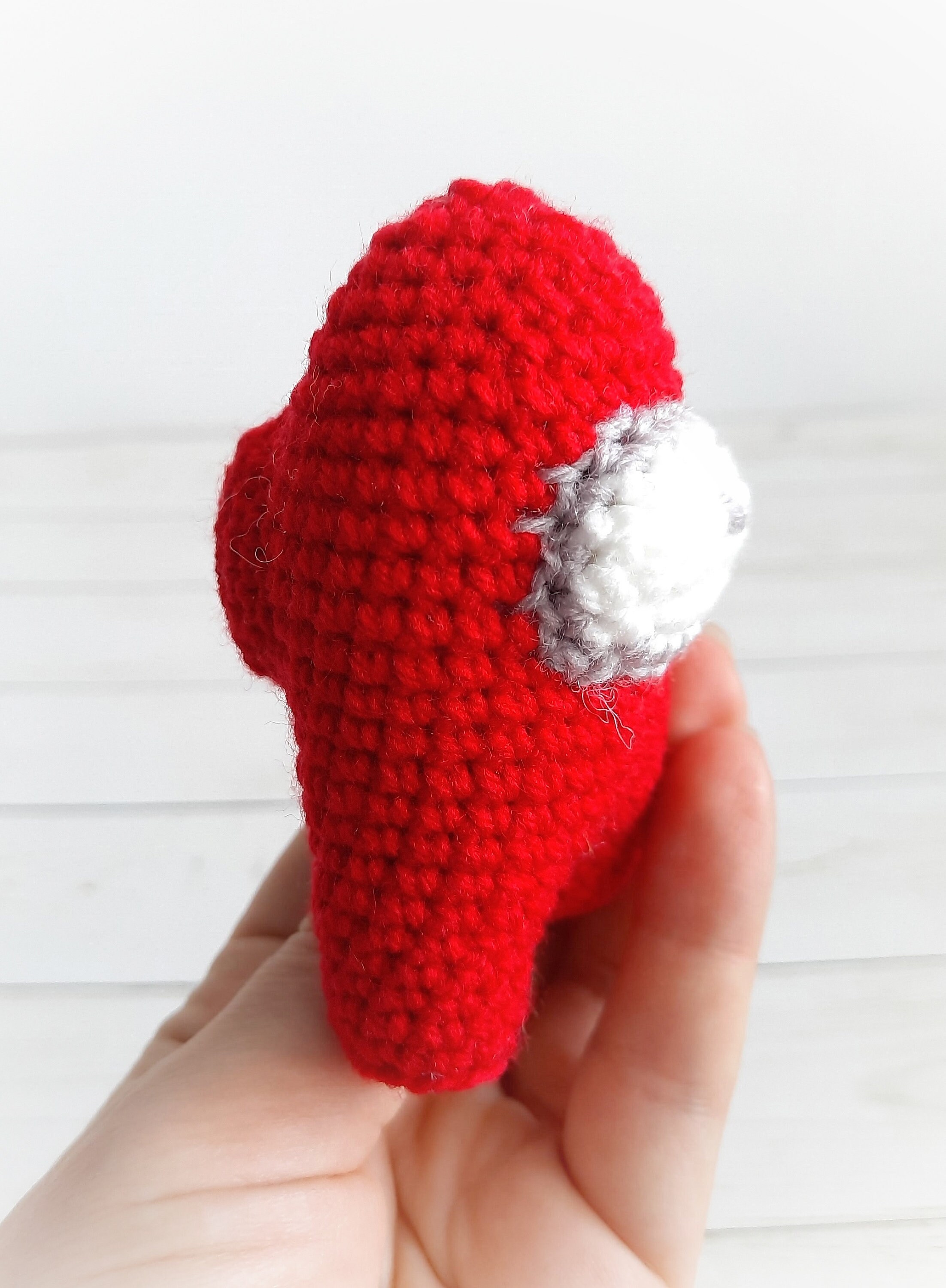 Among us crochet pattern PDF crochet keychain DIY Plushie Etsy