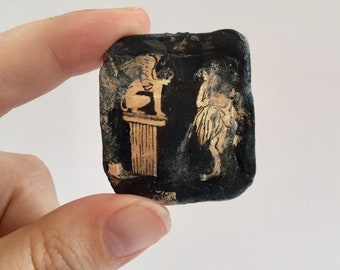 miniature ancient egyptian fresco from the tomb of nebamun etsy