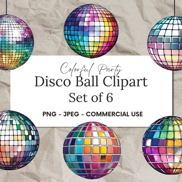 Disco Ball PNG, Disco Ball Art, Retro Party Clipart, Glittering Dancefloor Decor, 70s Disco Graphics, Celebration Illustrations, Funky Event