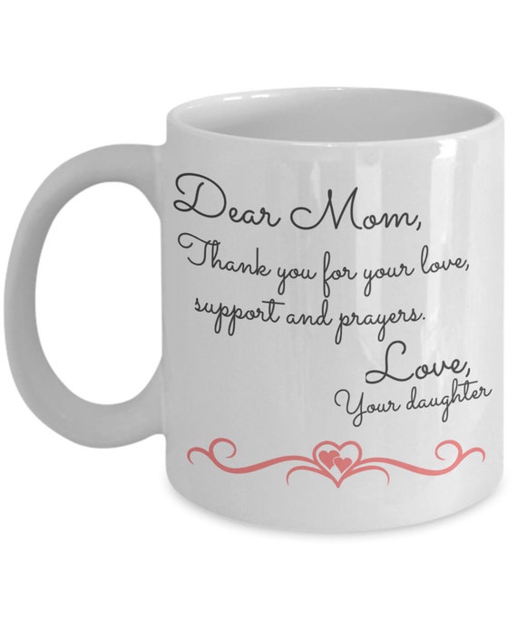 dear mom coffee mug
