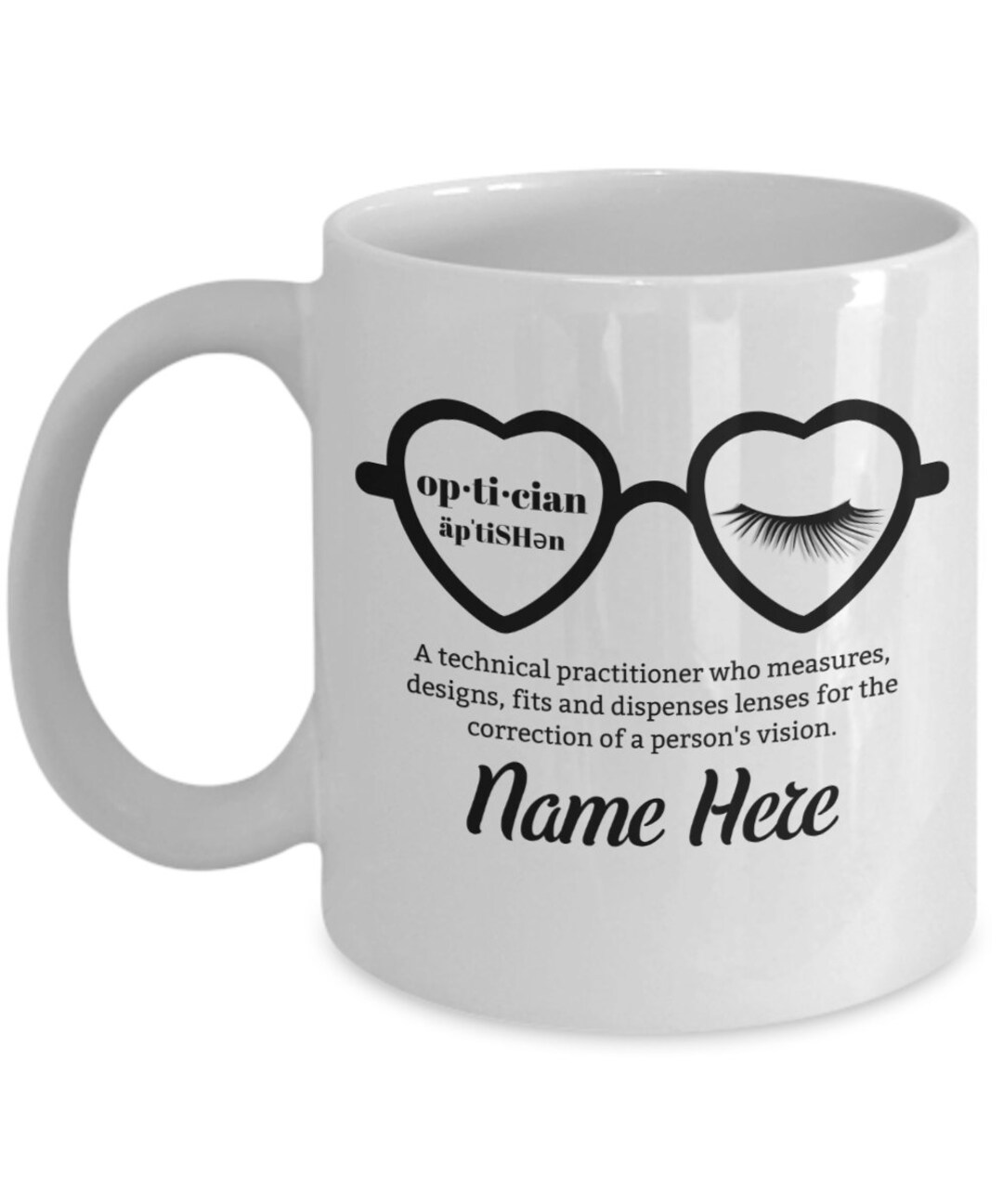 Personalized Optician Optical Technician Coffee Mugs NEW and Etsy
