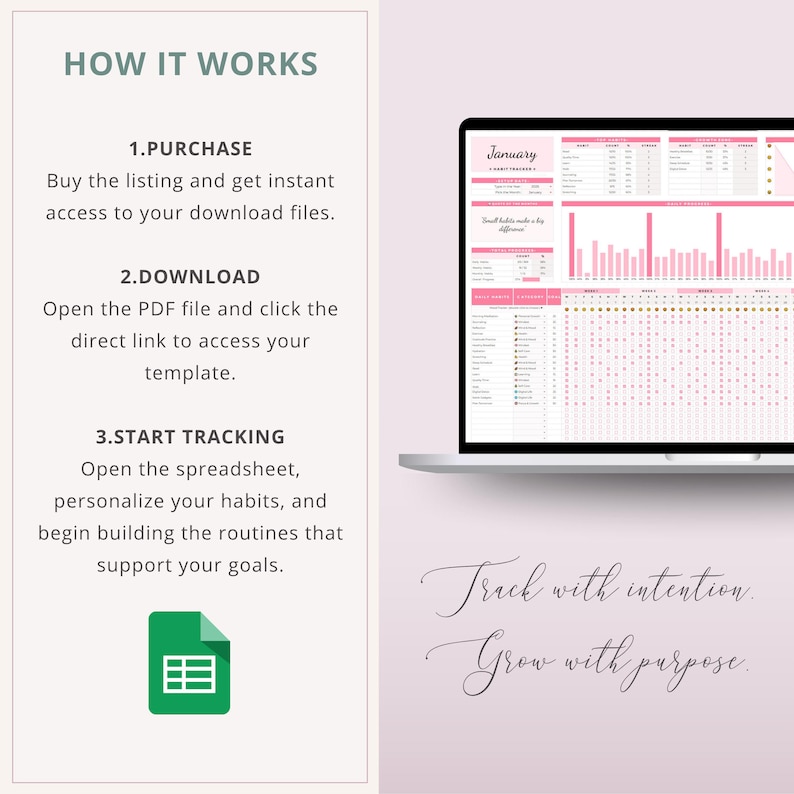 Habit Tracker Google Sheets