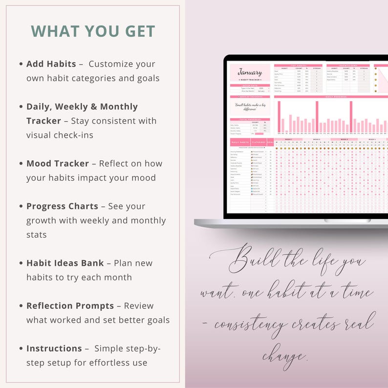 Habit Tracker Google Sheets