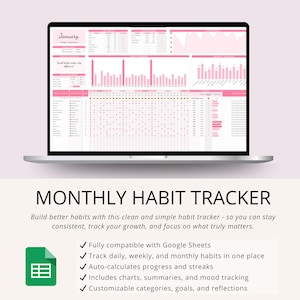 Habit Tracker Google Sheets
