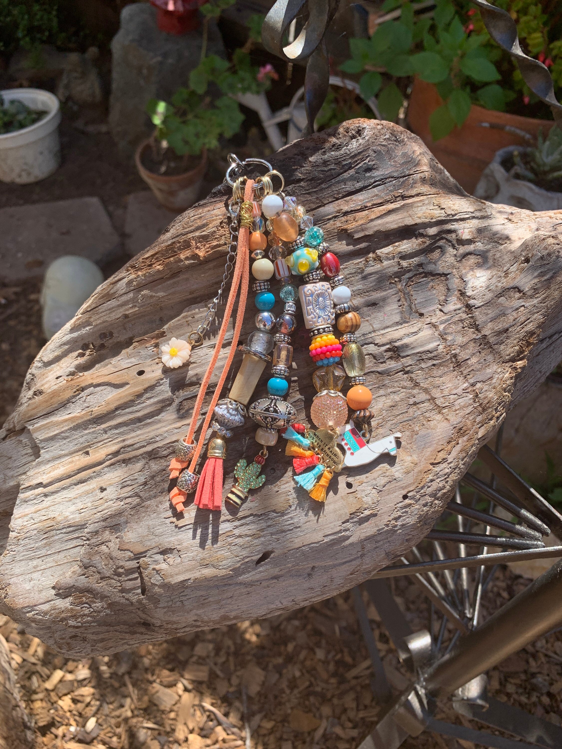 Boho Purse Charm Etsy