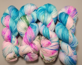 Hand dyed wool / knitting and crochet wool / indie dyed yarn