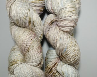 Hand dyed yarn superwash merino cashmere dk