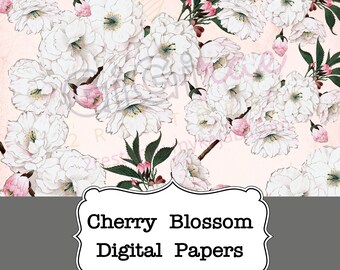 Cherry Blossom Digital Journal Papers