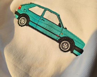 MK2 GOLF HOODIE, 3 Door Big Bumper Mk2 Golf, Mk2 Golf Hooded Sweatshirt, Mk2 Golf, Golf Mk2, Golf 2