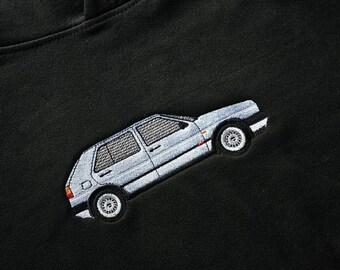MK2 GOLF HOODIE, 5 Door Big Bumper Mk2 Golf, Mk2 Golf Hooded Sweatshirt, Mk2 Golf, Golf Mk2, Golf 2