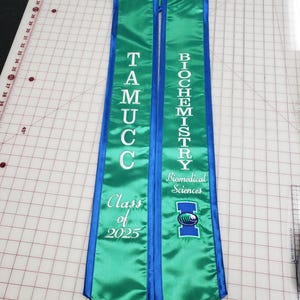 TAMUCC 2025 Custom Embroidered Stole