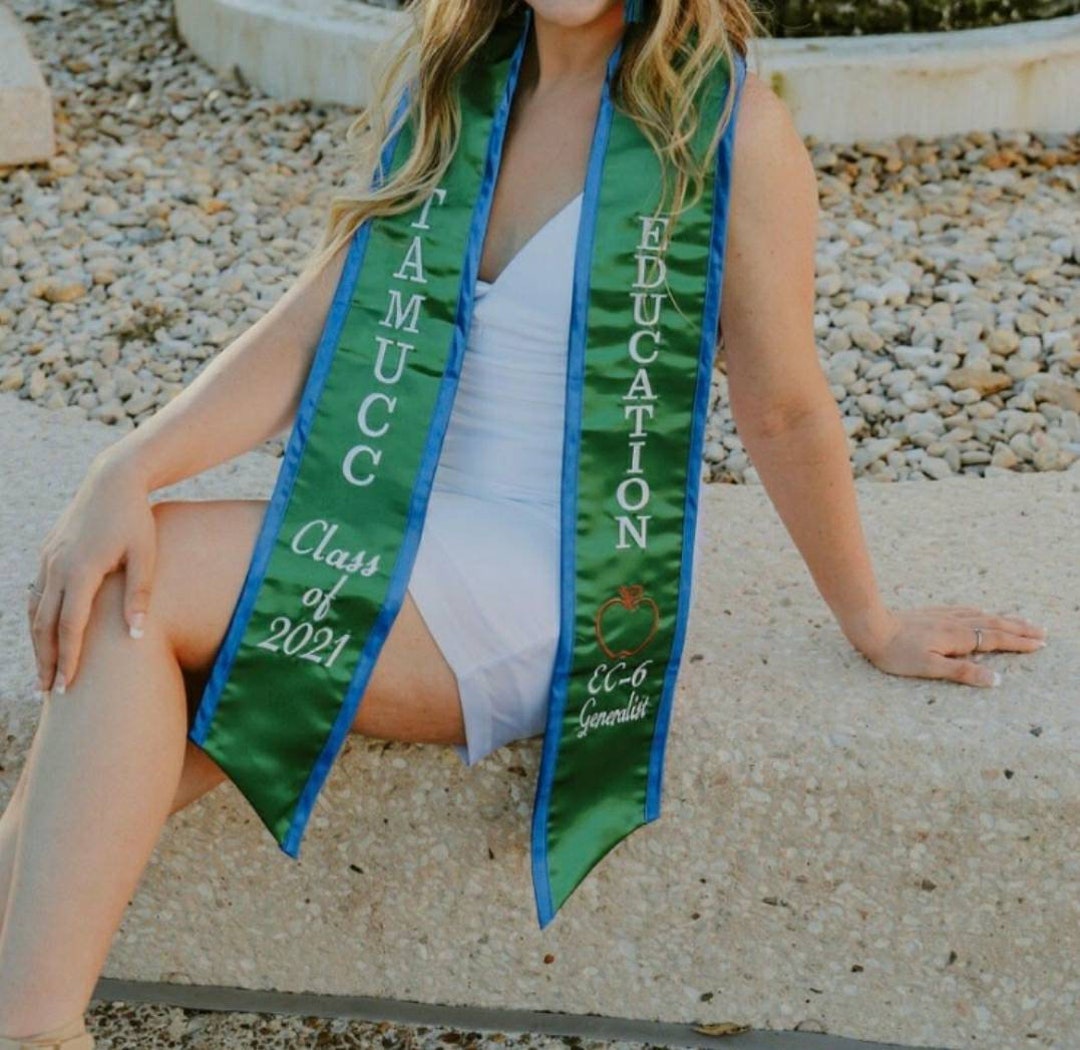 2023 or 2024 Custom Stoles for TAMUCC Education Department Etsy