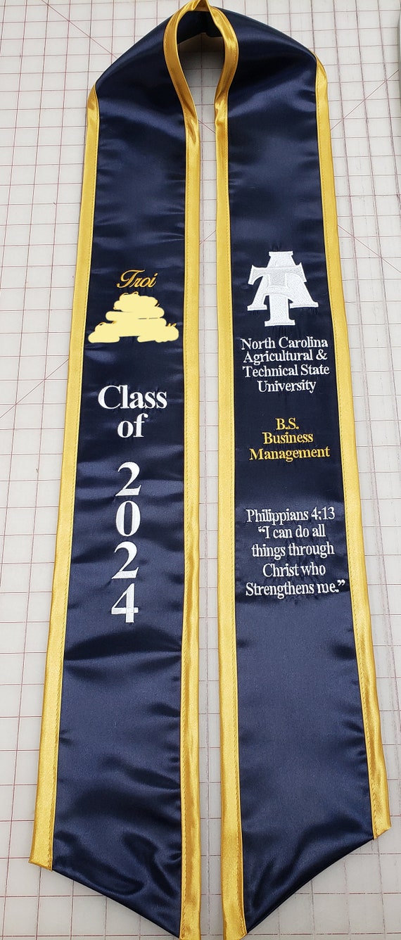 Custom Stole with logo(s) 3 To 4 Weeks Processing Timeframe