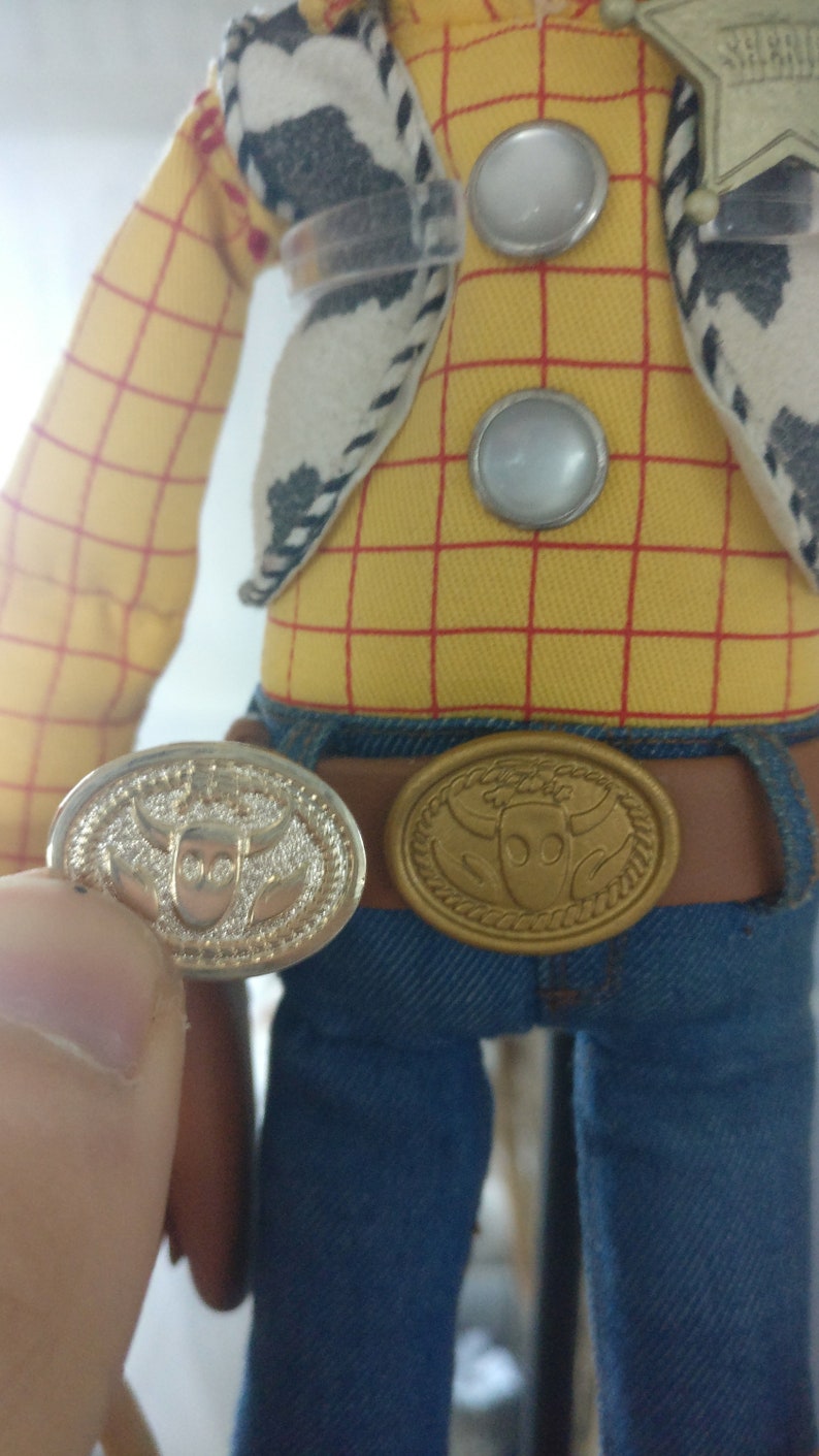 Sheriff Woody Metal Badge and Belt Buckle | Etsy Australia