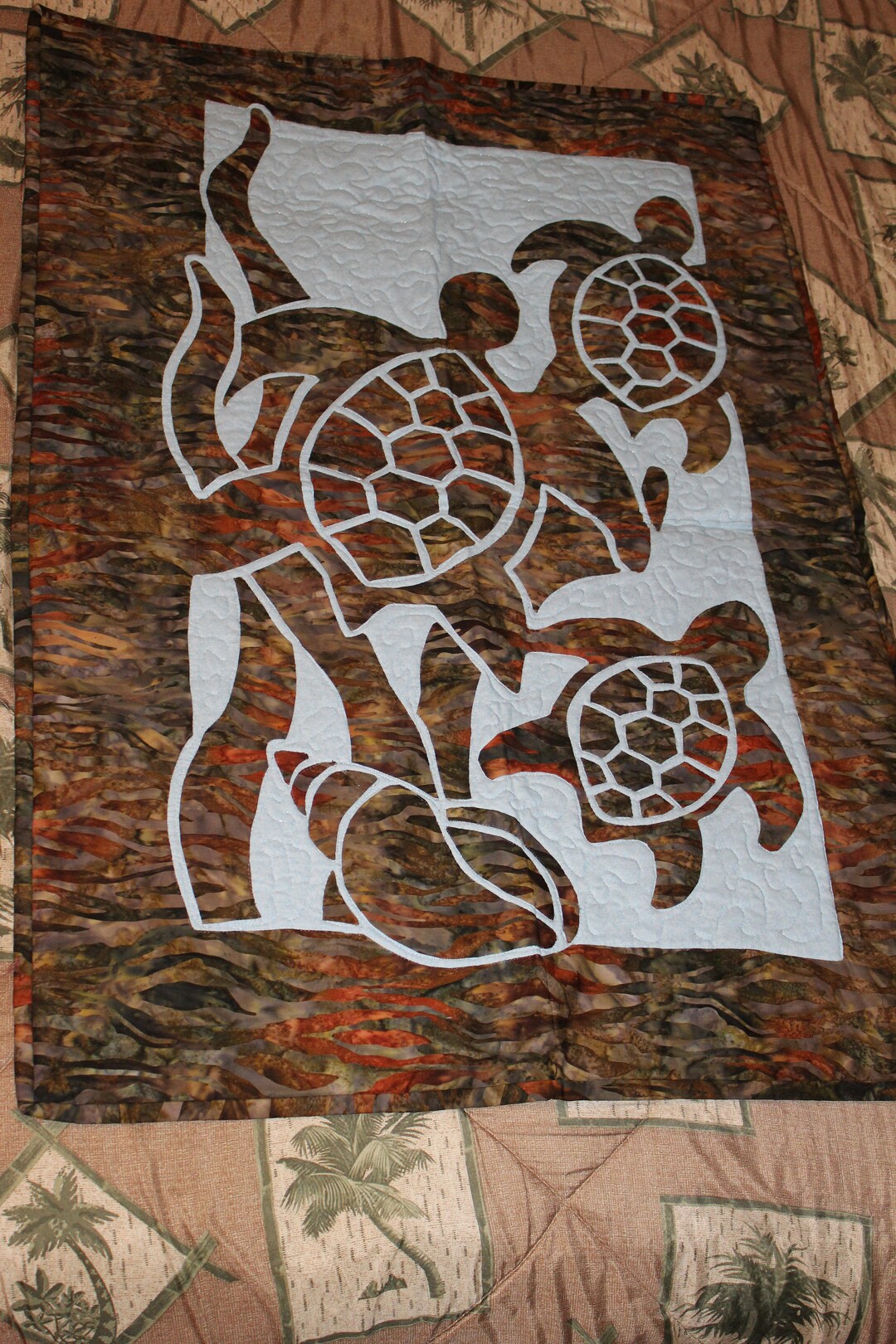 Applique Turtles Wall Hanging Etsy