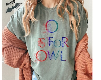 Owl Shirt, Owl Lover Shirt, Cottagecore Owl Shirt, Comfort Colors Owl T-shirt, Forestcore Shirt, Bird Lover Shirt