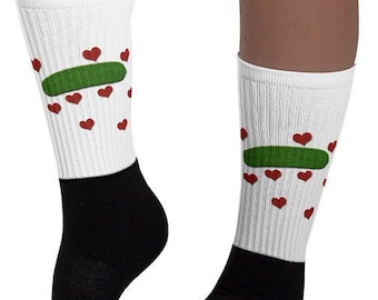 Pickle and Heart socks