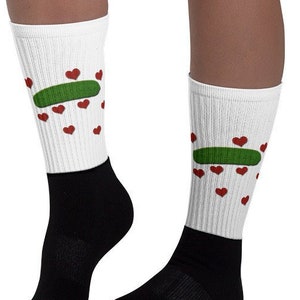 Pickle and Heart socks