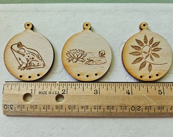 Nature Tokens Gift Set: Acorn, Tree, Fox, Fern, Lily Pad, Frog, Mushroom, Dragonfly, Cherry, Moth, Bird, Beetle + Free Shipping