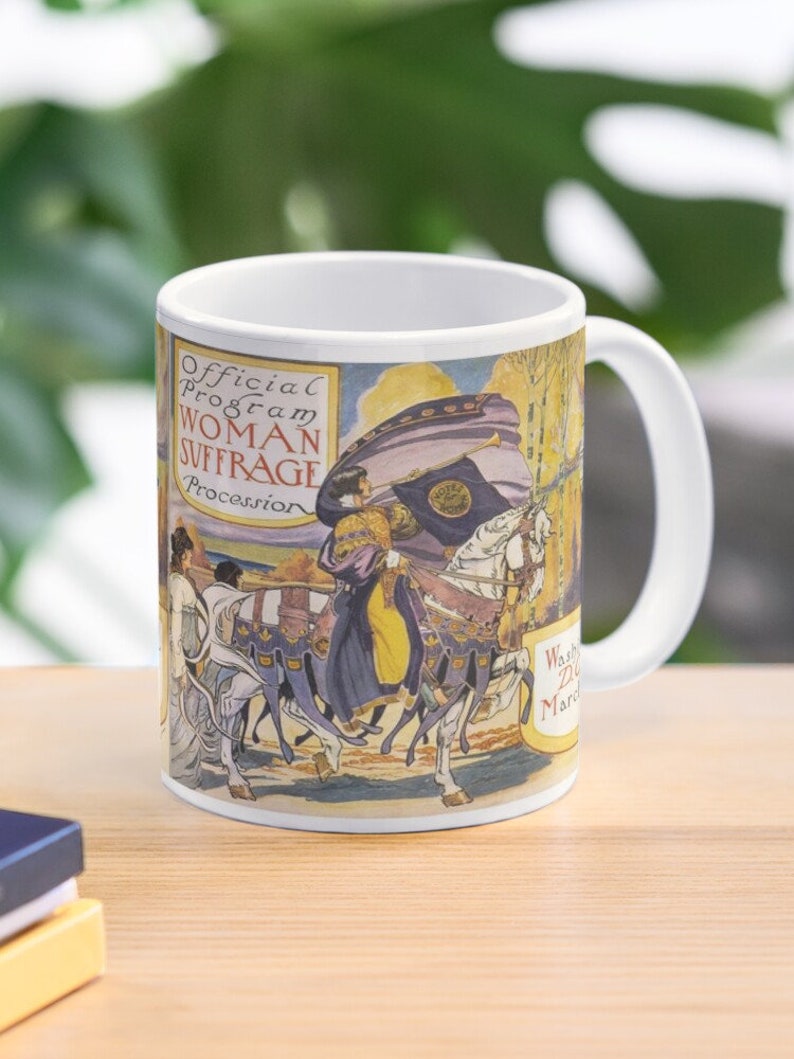 Women's March Mug, Votes For Women Mug, Women's Suffrage Mug, Voting Rights Mug, 11 oz ceramic mug image 6