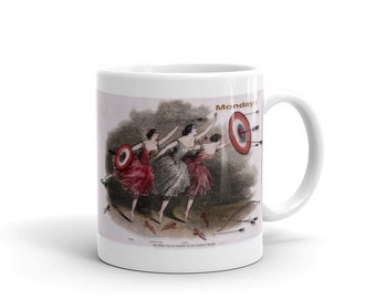 Ballerina Mug, Ballerina Art Print Mug, Dance Mug,