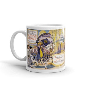 Women's March Mug, Votes For Women Mug, Women's Suffrage Mug, Voting Rights Mug, 11 oz ceramic mug image 3