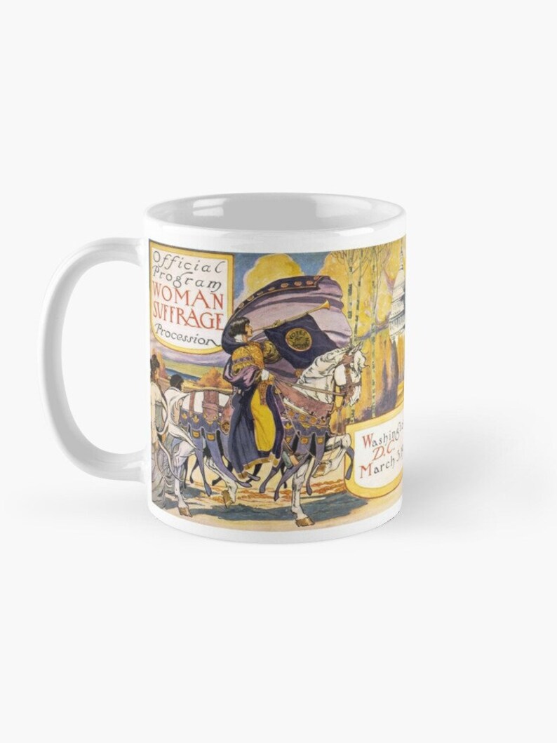 Women's March Mug, Votes For Women Mug, Women's Suffrage Mug, Voting Rights Mug, 11 oz ceramic mug image 4