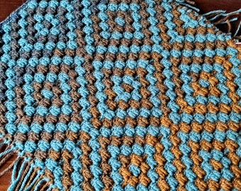 Mosaic Crochet Pattern #30 - Charts & WRITTEN ROW Repeats