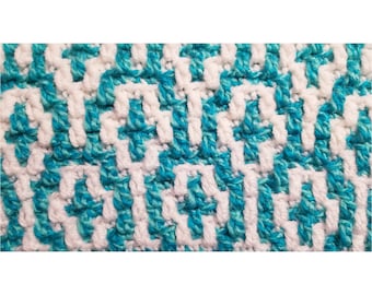 Mosaic Crochet Chart Pattern #4 - 3 charts included