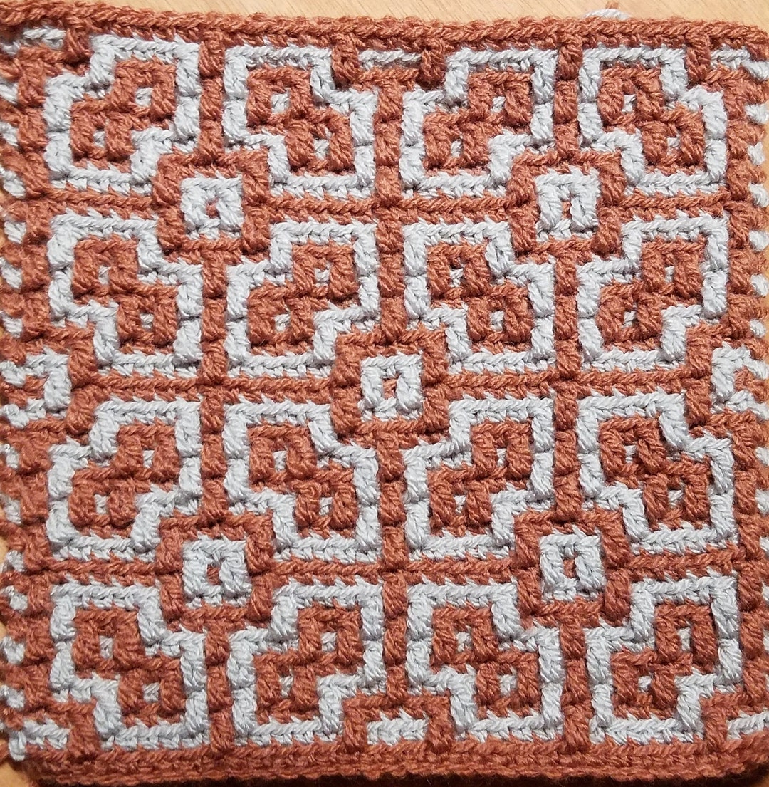 Mosaic Crochet Pattern 15 Chart Only Etsy