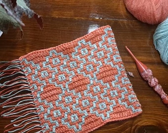 Mosaic Crochet Pattern #11 Chart only - 3 CHARTS INCLUDED