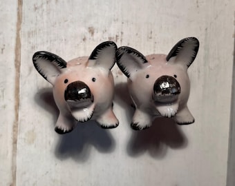 Pig salt and pepper shakers vintage