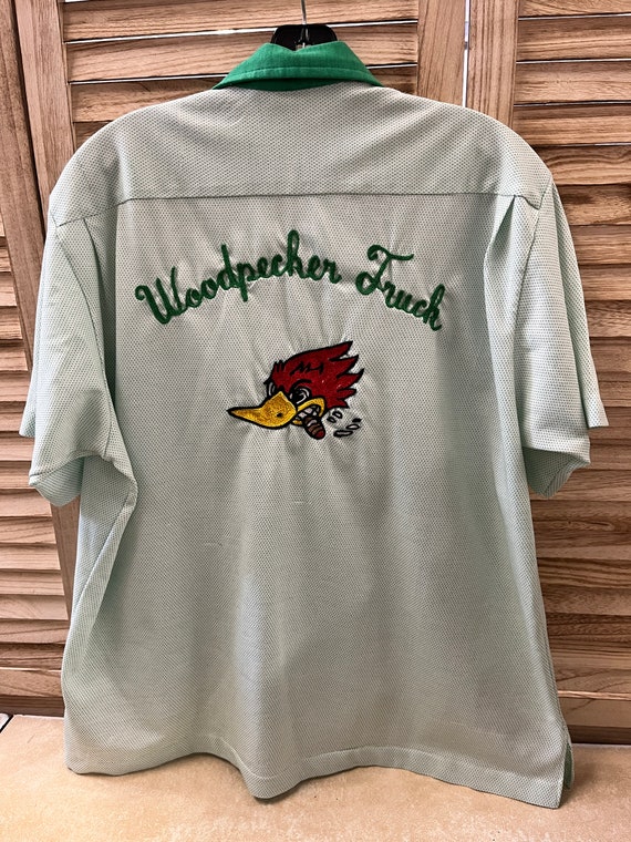Vintage Nat Nast Woody Woodpecker Bowling Shirt - Etsy