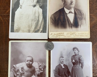 Antique Photographic Portraits Babies, Sideburns  5