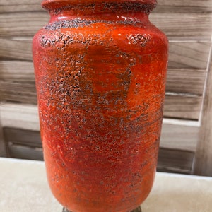 Bitossi vase Aldo Londi orange FREE SHIPPING image 2