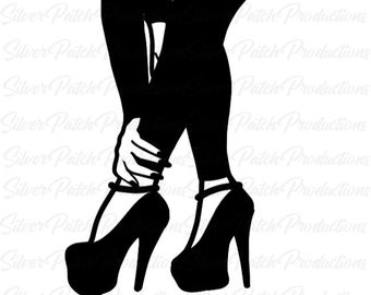 Sexy Beine High Heels Frau permanent Vinyl Aufkleber Auto Fenster Laptop Glas Tumbler Becher