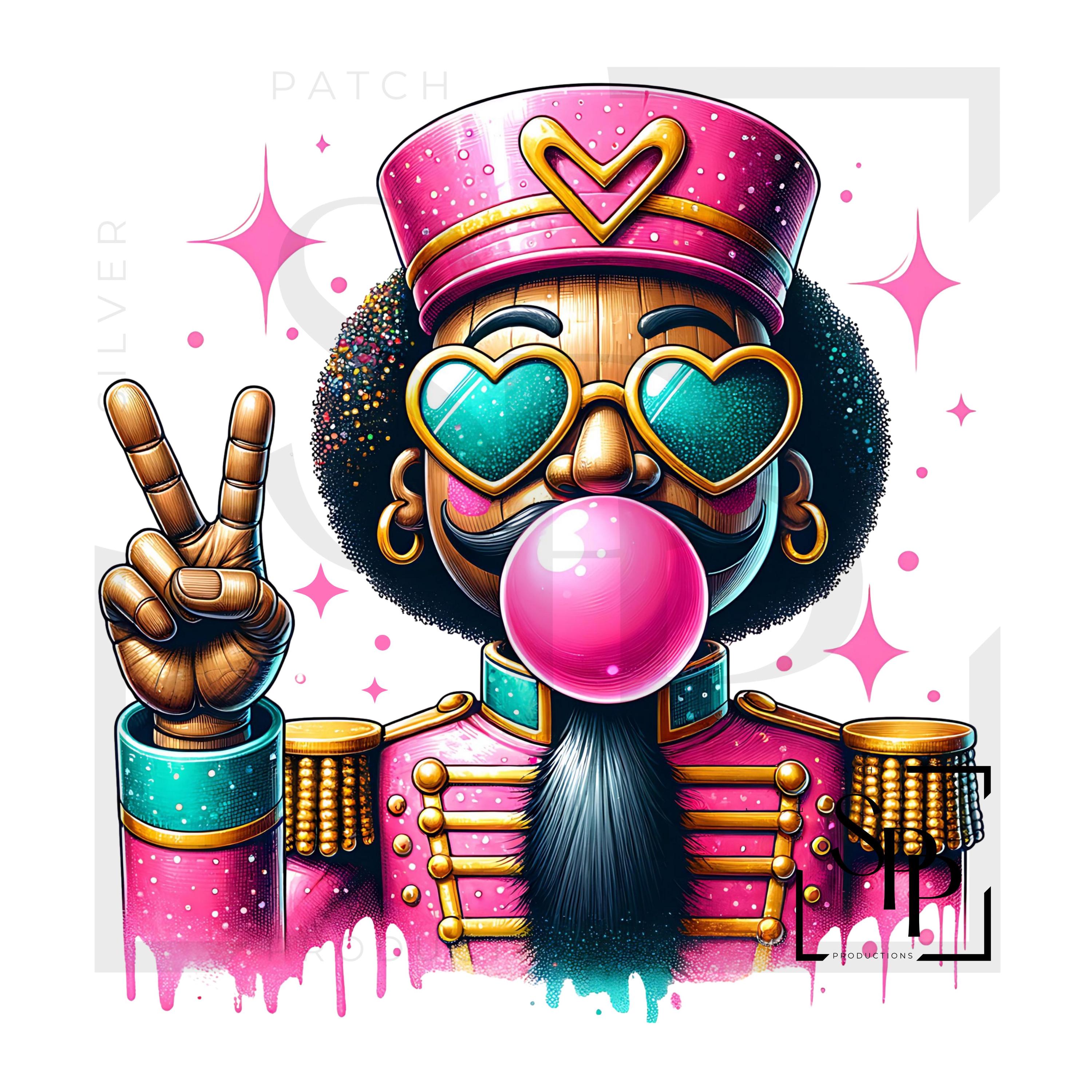 UV DTF Hip Retro Cool Dripping Nutcracker Bandleader Ready to Apply ...