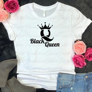 Black Queen HTV Iron On Transfer