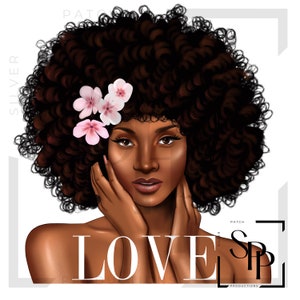UV DTF-sticker Afro-Amerikaanse mooie vrouw liefde klaar om permanente zelfklevende bekers aan te brengen Telefoonhoesjes Bril Auto's