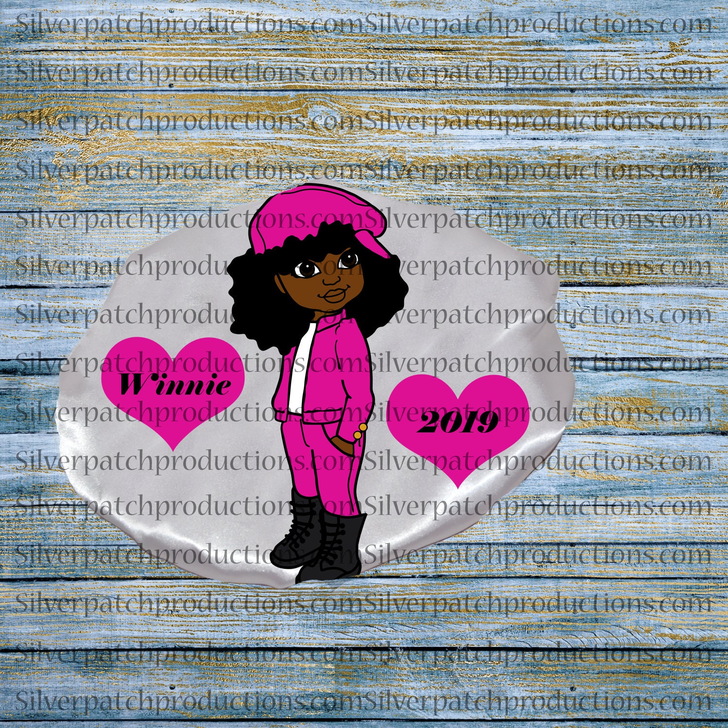 Afro Combat Boots Cute Girl African American Personalized Etsy